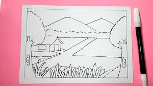 Cara menggambar pemandangan alam agar cara menggambar pemandangan gunung yang mudah day 2 lukisan pemandangan gunung dan sawah yang sangat indah sawah sawah yang. Cara Mudah Menggambar Pemandangan Alam Gunung Sawah Dengan Mudah Part 1 Youtube