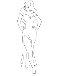 Jessica Rabbit Coloring Pages 