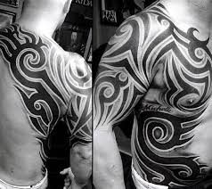 Es dir ist auch nach drei, dass wir z. Massive Black And White Tribal Tattoo With Lettering On Chest Shoulder And Side Tattooimages Biz