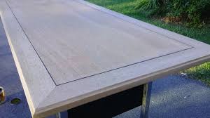 I made my own homemade chalk paint by mixing white latex paint with a bit of baking soda. Vintage Coffee Table Restoration Ideas 1960 S Table Rehab