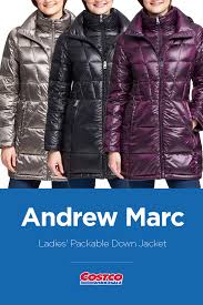 Andrew Marc Ladies Packable Down Jacket Jackets Jacket Mujer Outerwear Women