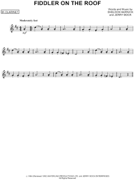 Fiddler On The Roof Trumpet From Fiddler On The Roof Sheet Music Trumpet Solo In D Major Download Print Sheet Music Fiddler On The Roof Violin Sheet Music