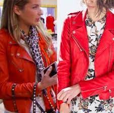 Naomie Olindo S Red Leather Jacket Red Leather Jacket Leather Jacket Jackets