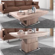 Convertible coffee or dining table by michael van beuren for domus mexico. Elgin Extendable Coffee And Dining Table In Sonoma Oak Mysmallspace Uk