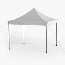 White Canopy Tent Gazebo 3d Model 29 Max Obj Fbx C4d Free3d