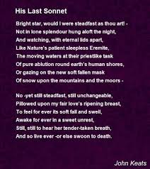 His Last Sonnet Poem By John Keats Poem Hunter Poems Anger Sonnets
