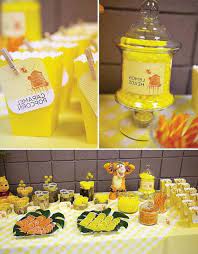 Classic Winnie The Pooh Baby Shower Ideas Babiesblog Xyz Disney Baby Shower Baby Shower Party Supplies Winnie The Pooh Themes