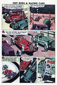 Comic Book Cover For Hot Rods And Racing Cars 10 1953 Twobyfour Race Cars Hot Rods Racing