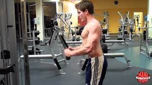 Push down until your elbows are fully extended but not yet in the straight, locked position. How To Rope Push Down Youtube