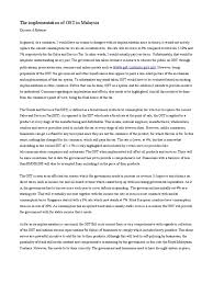 Implementation of gst in malaysia. Implementation Of Gst In Malaysia Value Added Tax Taxes