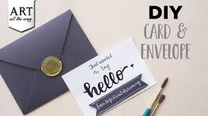 Making an envelope is basically just folding and gluing around the card. Diy Card And Envelope Envelope Making Card Design Card Making Diy Envelope Paper Craft Youtube