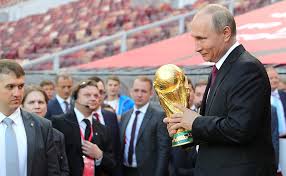 Fifa world cup trophy zu bestpreisen. File Vladimir Putin Fifa World Cup Trophy Tour Kick Off Ceremony Jpg Wikimedia Commons