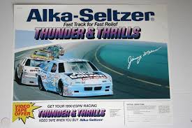 Encuentra alka seltzer en mercadolibre.com.mx! Nascar Jimmy Means Alka Seltzer Racing Poster Late 80 S Rare 20 X 28 1812927068