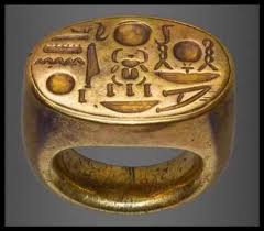 King Tutankhamun's Golden Ring and Tomb Artifacts