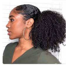 Well, i must say this hairstyle is adaptable to almost all type of attire. Black Natural Hair Ponytail Hairstyles Hair Styles Andrew