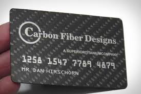 Our carbon fibre business cards are a brand new addition to the rockdesign cardstock roster. Carbon Fiber Business Cards Uncrate