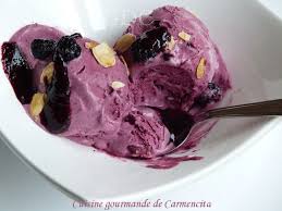 Glace Cremeuse Aux Mures Sauvages Cuisine Gourmande De Carmencita Mure Sauvage Dessert Glace