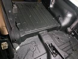 Complete Spray In Floor Liner Inside A Jeep Image 2 Spray On Bedliner Jeep Images Spray