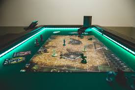 Often encased in vinyl, these rails provide a soft cushion for players to lean on during the game and can also house cup holders for drinks, keeping them off the. Rathskellers On Twitter Https T Co Zeftf3pb9i The Ultimate Boardgame Table With Led Lighting Bluetooth Aluminum Rail System For Your Accessories Https T Co Xesojgjepp