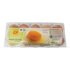 Trứng gà CP số 3 hộp 10 quả 540-600g (ea)