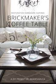 Restoration hardware brickmakers coffee table $750 (bal > cockeysville) pic hide this posting restore restore this posting. Diy Brickmaker S Coffee Table