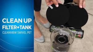 Bissell Cleanview Swivel Pet Upright Bagless Vacuum Cleaner 2316c How To Clean The Filters And Dirt Tank On Your Bissell Cleanview Swivel Pet Vacuum Youtube