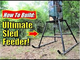 How to make a homemade deer feeder diy ideas outdoor. Deer Feeders How To Build The Ultimate Deer Feeder On A Sled Youtube