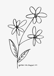 Halaman Unduh Untuk 49 Gambar Sketsa Bunga Matahari Mawar Tulip Sederhana