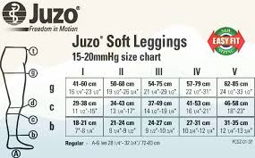 juzo soft leggings 2000bt footless compression stocking 15