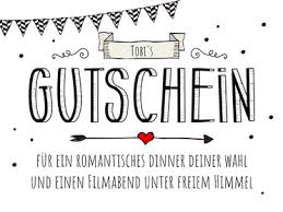 Geschenkidee zu allen anlässen schwierigkeit: Valentinsgutschein Gestalten Gutschein Zu Valentinstag