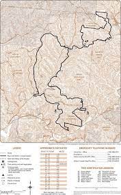 Zaleski State Forest Backpack Trail Map Hiking Map Hiking Trail Maps Backpacking Trails