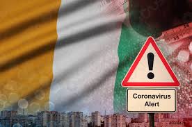 Die niederländische flagge ist eine trikolore. Flagge Der Elfenbeinkuste Und Coronavirus 2019 Ncov Alarmzeichen Konzept Foto Vorratig Crushpixel