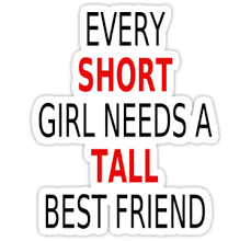 Why tall guys like short girls? Tall Friend And Quotes Quotesgram