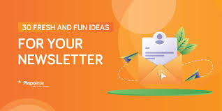 Earlier this month, the international energy agency (iea) called on the group and its allies to open the taps to keep the world oil markets adequately supplied. meanwhile, nuclear talks between washington and tehran have. 30 Fresh And Fun Ideas For Your Newsletter Pinpointe Blog