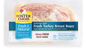 Cover and cook on low up to 8 hours or on high up to 4 hours, until a minimum internal temperature of 165ºf as measured with a meat thermometer. Fresh Natural Roasted Herb Boneless Turkey Breast Roast Products Foster Farms