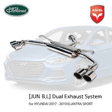 The 2019 elantra sport isn't as nice to look at as the prior year's car. Exhaust System For Hyundai 17 18 19 Elantra Sport Jun B L Ebay
