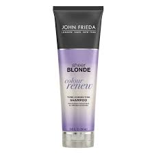 John Frieda Sheer Blonde Colour Renew Tone Correcting Shampoo 8 45 Oz Walmart Com Purple Shampoo Best Purple Shampoo Purple Shampoo For Blondes