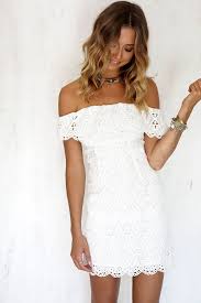 Off The Shoulder White Boho Lace Dress With Free Shipping Uniqistic Com Lace White Dress Lace Dress Boho White Lace Dress Boho