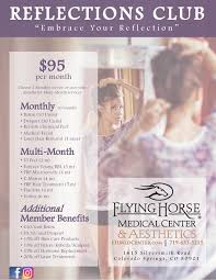 The forever young aesthetics newsletter is filled with “ageless beauty” skin care techniques, and monthly specials on our services, and skin care products! Reflections Club Medispa Services With Our Concierge Medicine Services