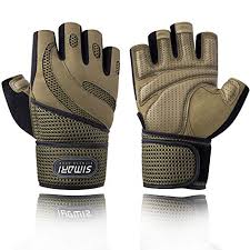 Simari Workout Gloves For Men Women Training Gloves With Wrist Support For Fitness Exercise Weight Lifting Gym Crossfit Made Of Microfiber And Air Mesh Smrg903 Brown S Home Sports Fitness