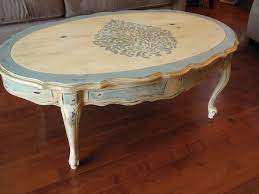 Solid wood in exceptional condition. French Provincial Coffee Table Painted In Cream And Duck Egg Annie Sloan Chalk Paint Painted Coffee Tables Furniture Restoration Annie Sloan Furniture