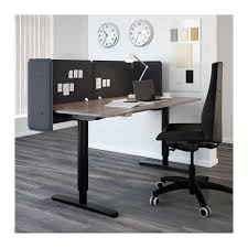 Bekant Screen For Desk Gray 21 5 8 Ikea Ikea Bekant Home Office Design Grey Desk