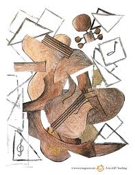 Georges braque exhibition poster, georges braque painting, printable wall art, modern art print, paris print, french art, cutout poster Cubism Art Of Shapes Irma Grant Art
