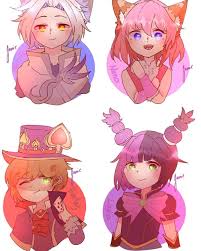 Putri duyung, desain karakter game, animasi; Miya Ml