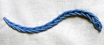 The chain stitch is the one everyone has heard of, but hates to do. Embroidery Heavy Chain Stitch Ideal Me