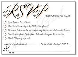 Funny Rsvp Cards 4 Styles Personalized Hilarious Fun Humorous Funny Wedding Cards Wedding Card Wordings Rsvp Wedding Cards Wording