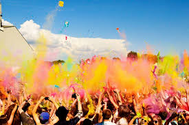 A music festival is a community event oriented towards live performances of singing and instrument playing that is often presented with a theme such as musical genre (e.g., blues, folk, jazz, classical music), nationality, locality of musicians, or holiday. A Music Festival With A Big Splash Of Colour Coming To Cardiff Festival Background Images Color Run Powder