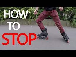 Inline skates are made with brake pads mainly attached at the rear part of the skate, helping you to break down speed easily. How To Stop On Inline Skates Tutorial Youtube