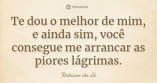 Te Dou O Melhor De Mim E Ainda Sim Rabiscos Da Le