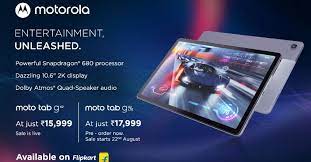 Motorola Moto Tab G62 announced ...